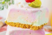 No-Bake Rainbow Sherbet Dessert Bars