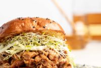 Slow-Cooked BBQ Pulled Chicken Sandwich Recipe