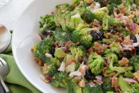 Crispy Bacon and Broccoli Salad with Creamy Dressing