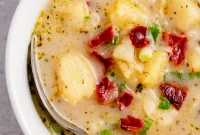 Instant Pot Potato & Bacon Chowder with Paleo, Whole30 & Slow Cooker Options