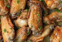 Crispy Garlic Butter Chicken Wings Recipe