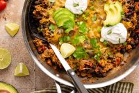 Cheesy Turkey Taco Skillet Dinner — One-Pan Weeknight Meal
