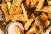Keto Air Fryer Zucchini Fries Recipe — Crispy Low-Carb Snack