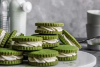 Matcha Cream Sandwich Cookies: Soft Green Tea Cookie Recipe