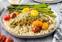One-Pan Salmon and Roasted Asparagus Recipe