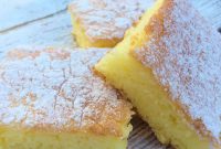 Two-Ingredient Lemon Cake Bars Recipe for Quick Dessert
