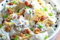 Creamy Loaded Potato Salad Made in the Instant Pot