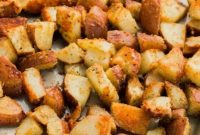 Crispy Roasted Parmesan Garlic Potatoes Recipe