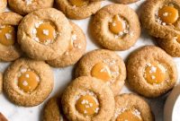 Salted Caramel Thumbprint Cookies with Cinnamon Sugar Twist