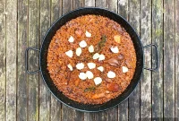 Wild Mushroom, Jerusalem Artichoke & Chestnut Paella Recipe