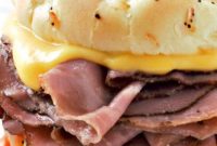 Make-Ahead Arby’s-Style Beef & Cheddar Sandwich Recipe