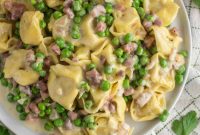 Creamy Tortellini with Parmesan Sauce recipe
