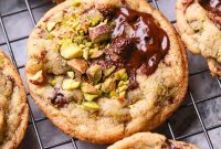 Brown Butter Pistachio Chocolate Chip Cookies Recipe