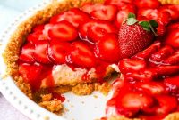 Strawberry Ricotta Pie Recipe with Fresh Berries