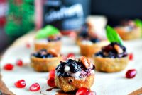 Haskapa Chutney and Curried Pecan Brie Bites