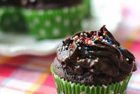 Chocolate Zucchini Cupcakes with Creamy Avocado Frosting