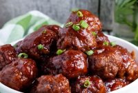 Sweet Cranberry-Glazed Meatballs for Holiday Appetizers