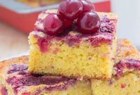 Sour Cherry Chia Jam Cornbread Recipe for Sweet-Tart Breakfast