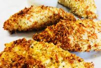 Crispy Garlic Parmesan Air Fryer Chicken Tenders
