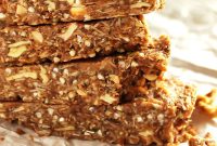 Peanut Butter Apple Granola Bars — Gluten-Free & Vegan Friendly