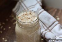 High-Protein Vanilla Smoothie with Carbs for Energy