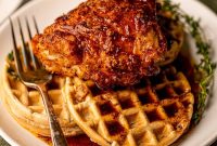 Crispy Air Fryer Nashville Hot Chicken & Waffles Recipe