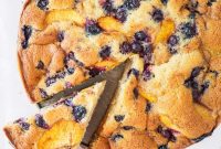 Peach and Blueberry Layer Cake Recipe for Summer Desserts