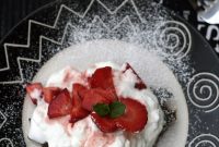 Strawberry French Toast Made with Italian Colomba Cake