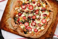 Strawberry, Basil & Balsamic Pizza Recipe for Summer Entertaining