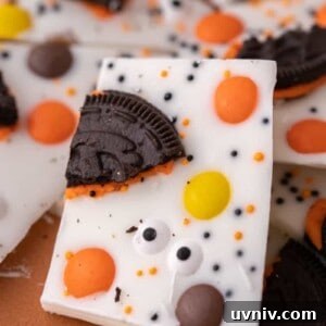Spooky Halloween Oreo Bark