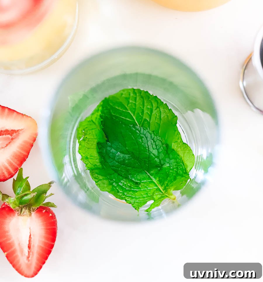 Peach and Strawberry Rum Mojito Recipe for Summer Cocktails 3 What is a strawberry mint mojito?