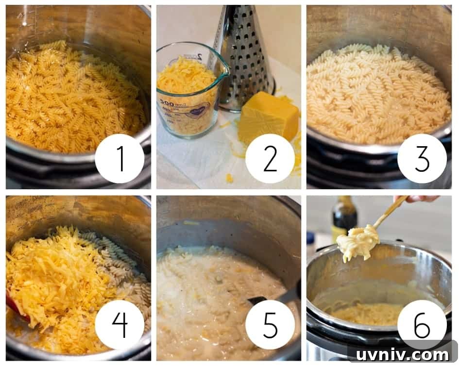 Gluten-Free Mac and Cheese (Instant Pot) Step-by-step instructions for gluten-free Mac and cheese