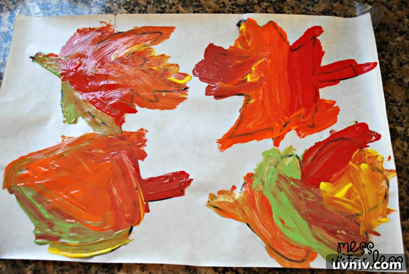 Fall Leaves Window Decals for Contact Paper – Autumn Home Decor 9 fall crafts for kids
