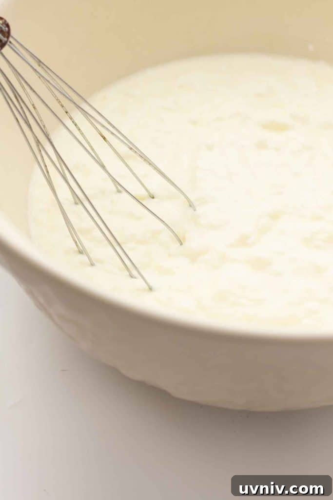 Instant Pot Yogurt Recipe: Make Yogurt with Sous Vide or Yogurt Mode 10 Yogurt whisked together until smooth.