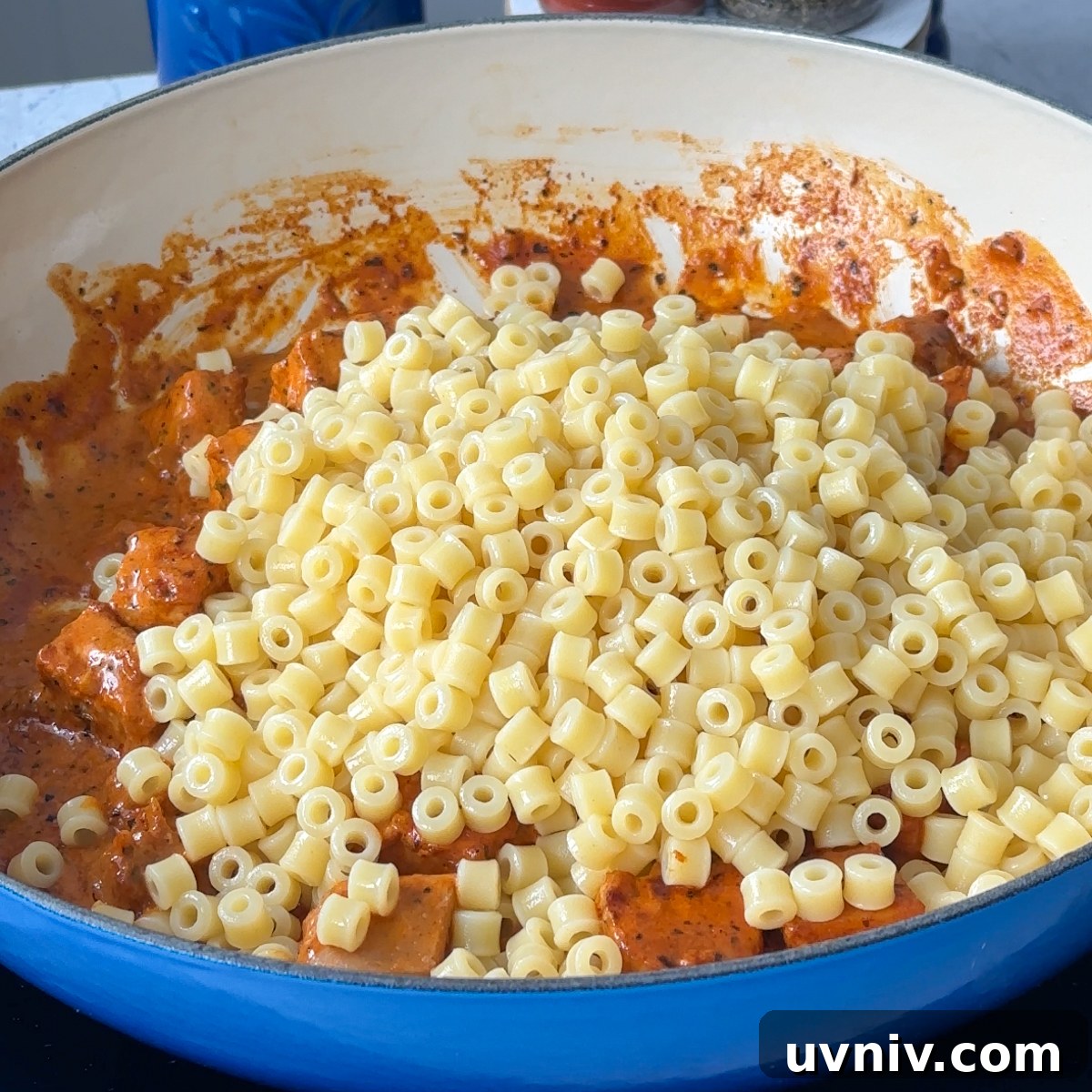 Lemon Basil Chicken Pasta Recipe for Quick Weeknight Meals 6 Add in the aldente pasta & mix!