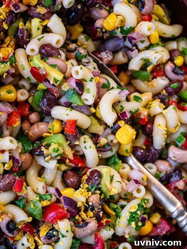 Grilled Corn and Avocado Salad with Lime Cilantro Dressing 9 extreme close up on cowboy caviar pasta salad