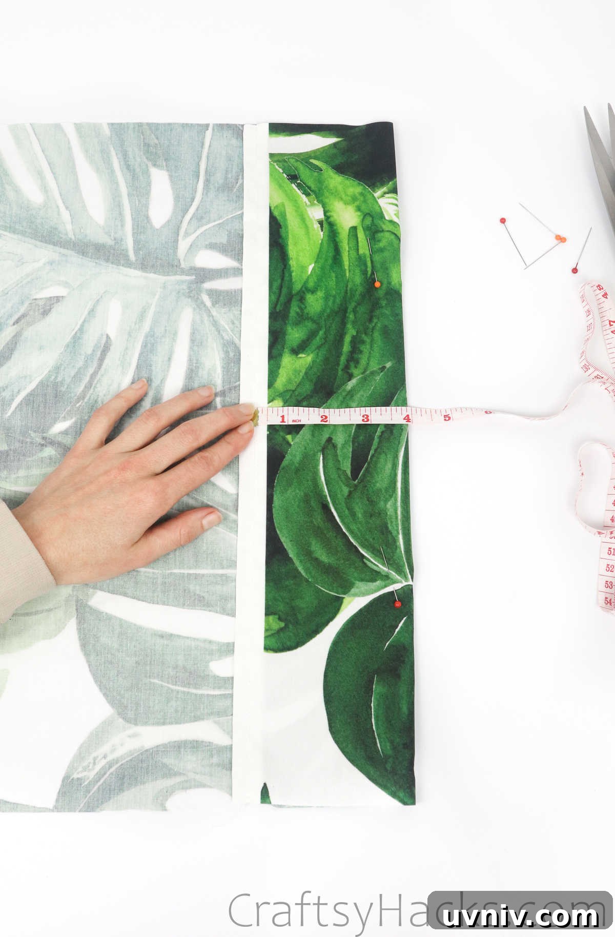 Sew a Pillowcase: Step-by-Step Guide for a Perfect Finish 13 measuring fabric edge