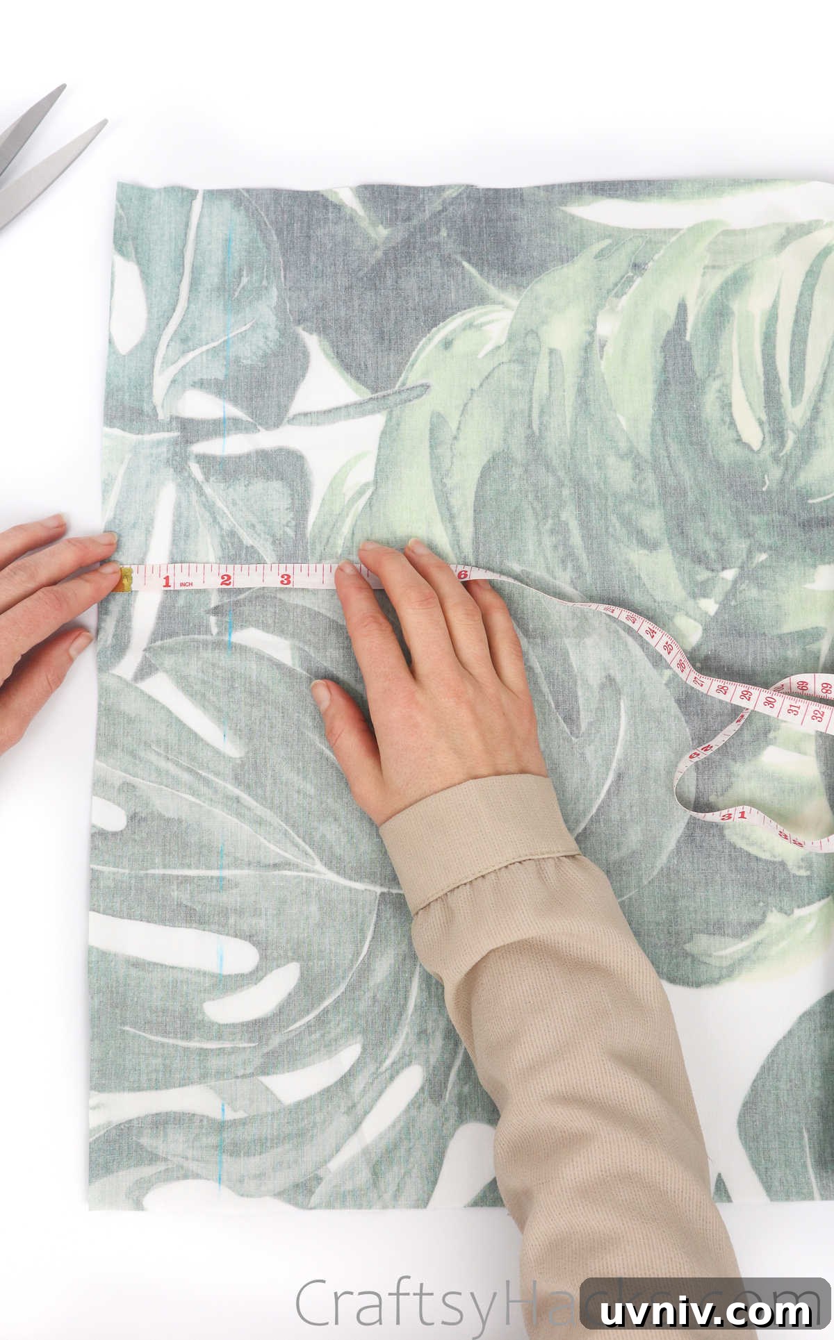 Sew a Pillowcase: Step-by-Step Guide for a Perfect Finish 9 measuring fabric