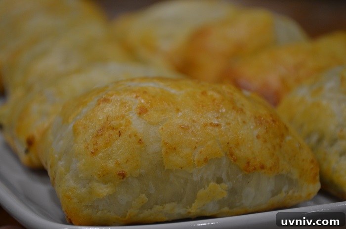 Crispy Beef Samosa Puff Pastries — Savory Indian Snack Recipe 27 puffed up