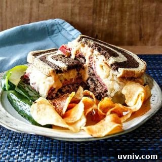 Smashed Reuben Burger: Corned Beef, Sauerkraut & Melty Swiss 6 img 18290 6