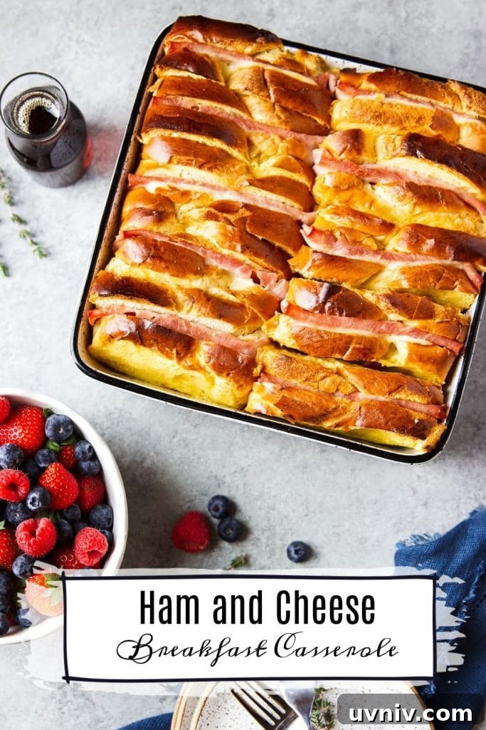 Ham and Cheese Breakfast Casserole Recipe for Brunch and Meal Prep 10 ham and cheese breakfast casserole