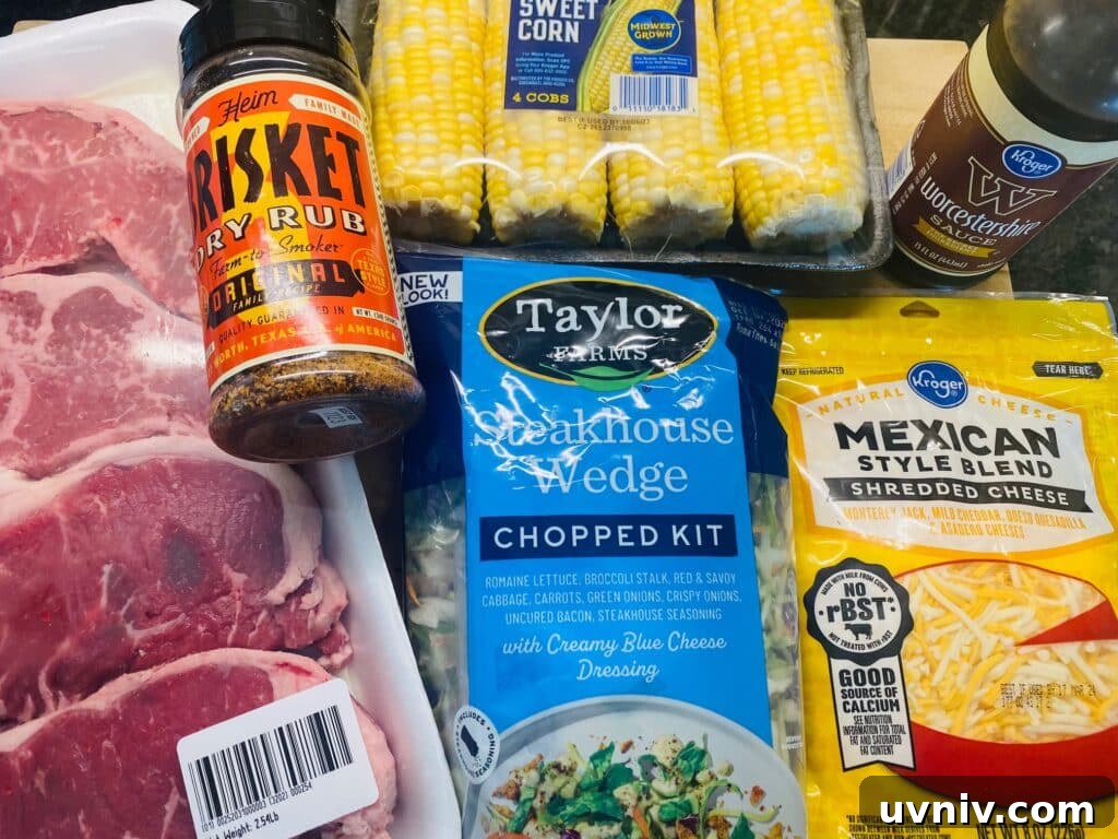 Blackstone Grilled Chopped Steak Salad Recipe 2 ingredients for the salads
