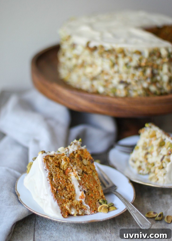 Pistachio and Macadamia Carrot Cake with Cream Cheese Frosting 7 TheLittleEpicurean_carrot cake