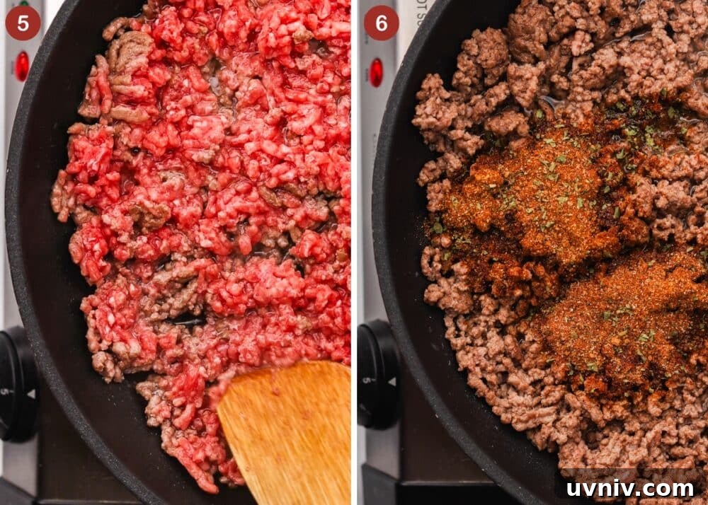 how to make seasoned beef for keto taco bowls