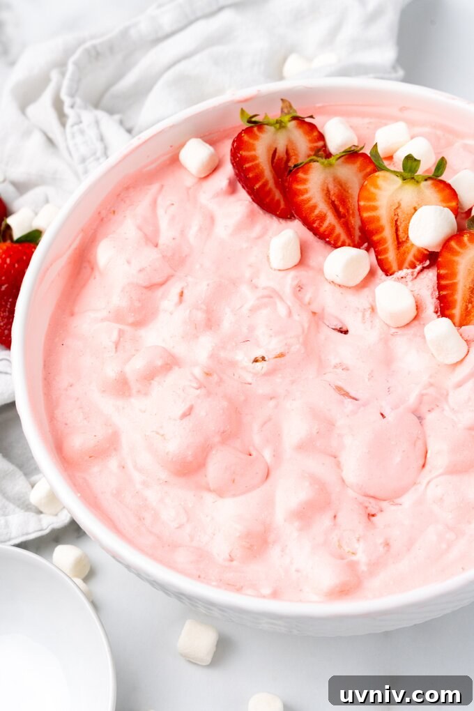 Creamy Strawberry Fluff Dessert Recipe 2 img 21205 1