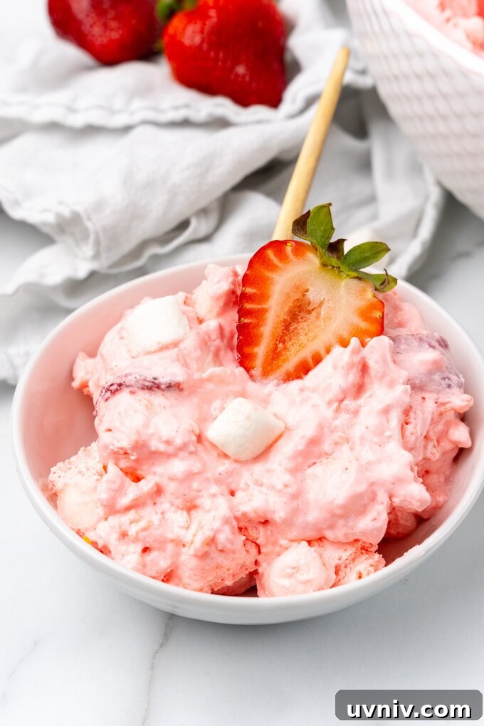 Creamy Strawberry Fluff Dessert Recipe 7 img 21205 12