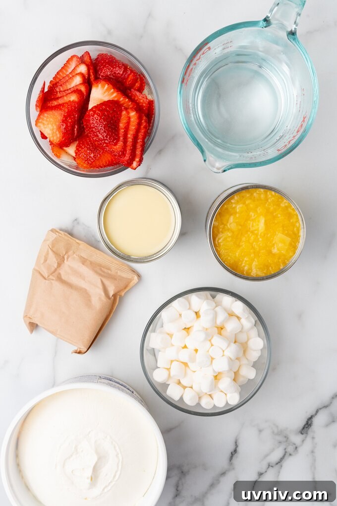 Creamy Strawberry Fluff Dessert Recipe 3 img 21205 4