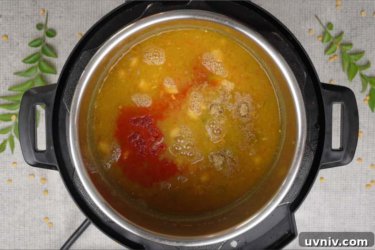 Gujarati Dal Recipe: Authentic Spiced Lentils from Gujarat 7 Spices and jaggery added to the cooked dal.