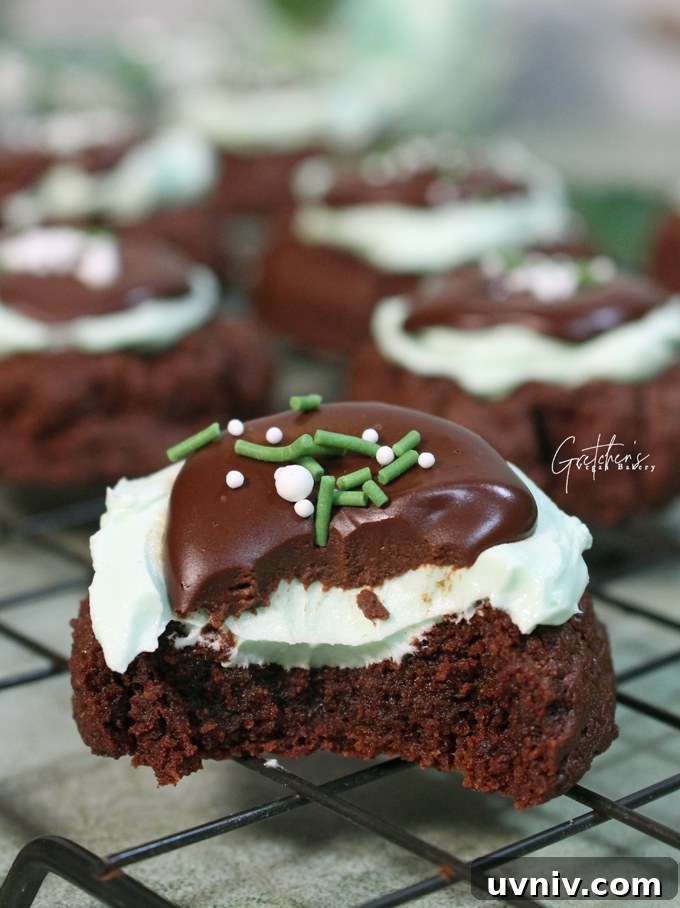 Chocolate Mint Thumbprint Cookies: Classic Recipe with Cool Filling 3 Chocolate Mint Thumbprints