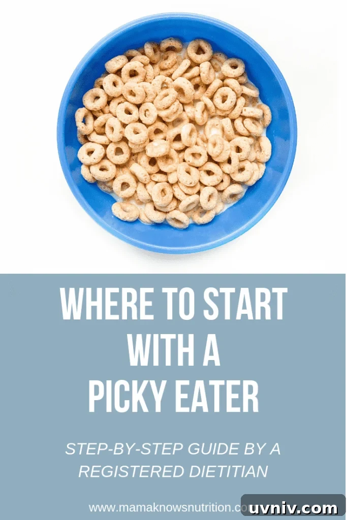 How to Get a Picky Eater Started on New Foods 2 WHERE TO START WITH A PICKY EATER | MAMAKNOWSNUTRITION.COM